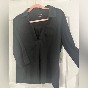 Kim Rogers Classic Black Cotton Top